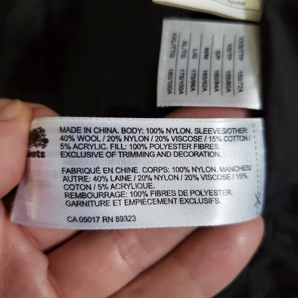 Rare~ Roots Gray Quilted Women's Jacket - Picture 12 of 16